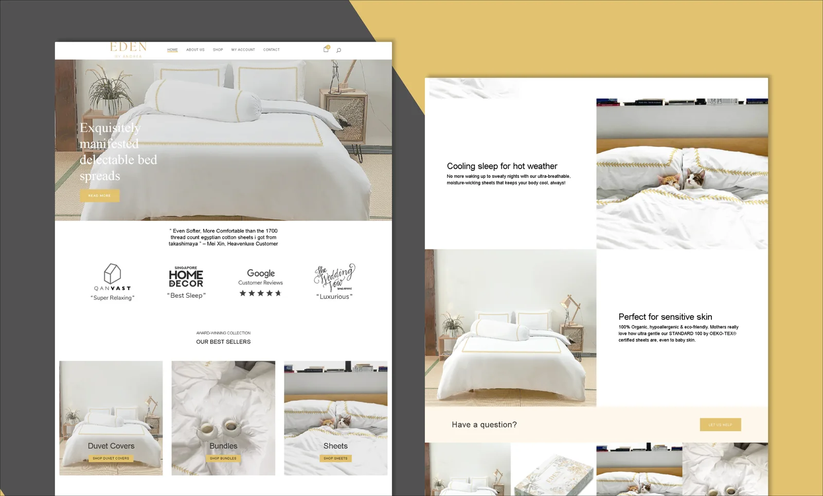 EDEN website design